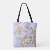 Bloeiende Apple Cherry Waterverf Pattern Tote Bag (Achterkant)