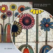 Bloeiende Array Crackle Glaze Keramische Tegel Tegeltje