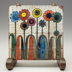 Bloeiende Array Crackle Glaze Keramische Tegel Tegeltje