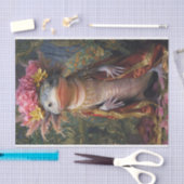 Bloeiende axolotl tissuepapier (Craft)