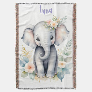 Bloeiende Baby-olifant Deken