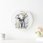 Bloeiende Baby Olifant Grote Klok (Huis)