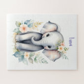 Bloeiende Baby-olifant Legpuzzel (Horizontaal)