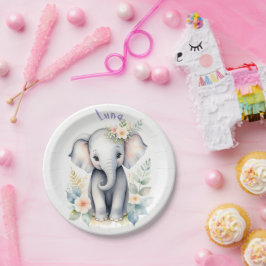 Bloeiende Baby-olifant Papieren Bordje