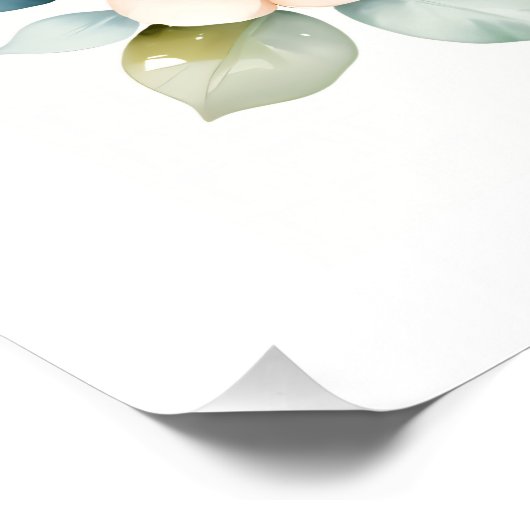 Bloeiende Baby-olifant Perfect Poster (Hoek)