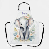 Bloeiende Baby-olifant Schort (Voorkant)