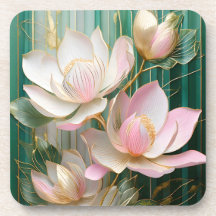 Bloeiende behang Japanse Magnolia Art