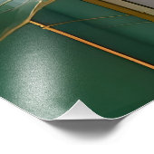 Bloeiende behang Japanse Magnolia Art Foto Afdruk (Hoek)