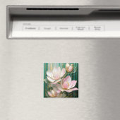 Bloeiende behang Japanse Magnolia Art Magneet (Insitu (Vaatwasser))