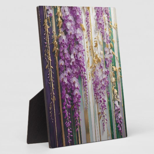 Bloeiende behang Violet Gold Wisteria Fotoplaat (Zijkant)