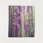 Bloeiende behang Violet Gold Wisteria Wandkleed (Voorkant)