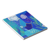 Bloeiende Blauwe Bessen Notitieblok (Schuin)