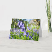 Bloeiende blauwe klokjes - aangepaste Moederdagkaa Kaart (Voorkant)