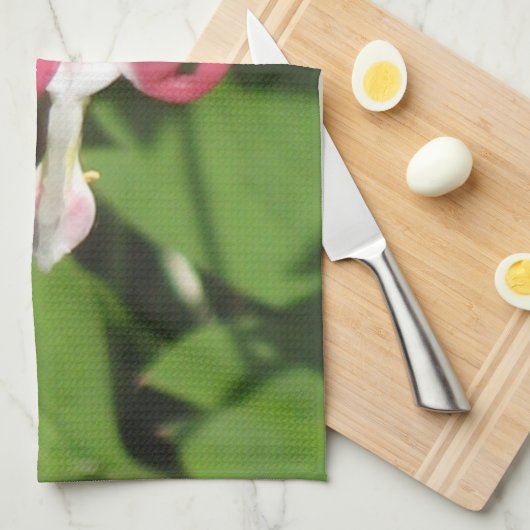 Bloeiende Bloedend Hart - Duurzame Keuken Theedoek (Quarter Fold)