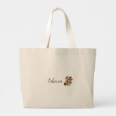 Bloeiende bloem grote tote bag (Achterkant)