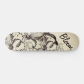 Bloeiende bloem skateboard (Horizontaal)