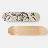 Bloeiende bloem skateboard (Horizontaal)