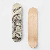Bloeiende bloem skateboard (Voorkant)