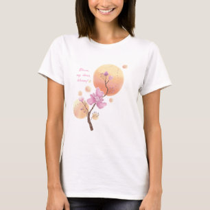 Bloeiende bloem T-Shirt moeder Dag