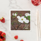 Bloeiende Bloem van de Kornoelje Papier Servet (Insitu)