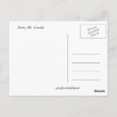 bloeiende bloem van rode bloedcellen briefkaart (Achterkant)