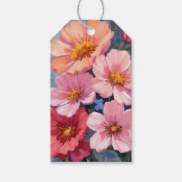 Bloeiende Bloemblaadjes | Bloemenschildering in Wa Cadeaulabel