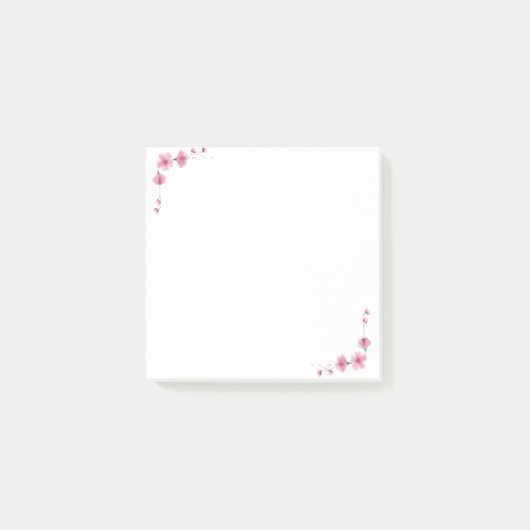 Bloeiende Bloemblaadjes Post-it® Notes (Voorkant)