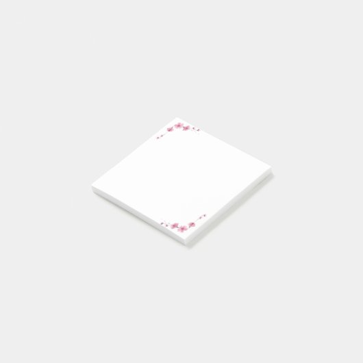 Bloeiende Bloemblaadjes Post-it® Notes (Schuin)