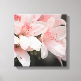 Bloeiende bloemen canvas afdruk