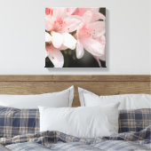 Bloeiende bloemen canvas afdruk (Insitu (Slaapkamer))