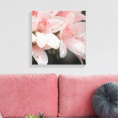 Bloeiende bloemen canvas afdruk (Insitu (Woonkamer))