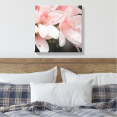 Bloeiende bloemen canvas afdruk (Insitu (Slaapkamer))