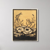 bloeiende bloemen canvas afdruk (Voorkant)