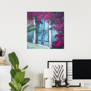 Bloeiende Bloemen Canvas Art Poster