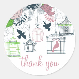 bloeiende bloemen - Hartelijk dank, Sticker