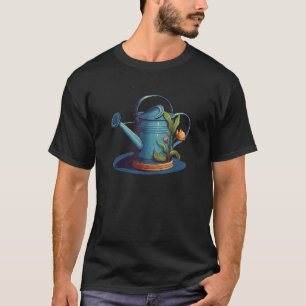 Bloeiende bloemen in de lente tijd met grappige Wa T-shirt