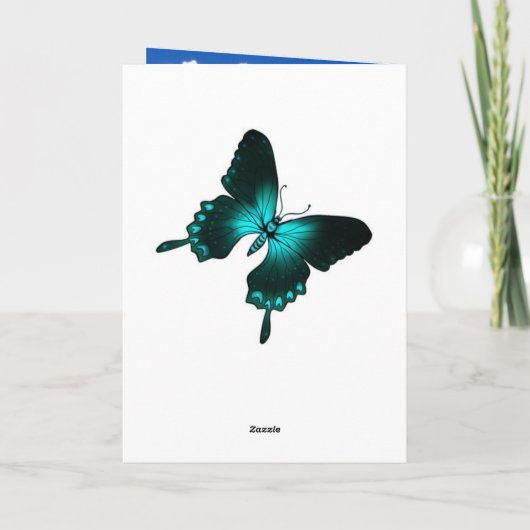 Bloeiende Bloemen Kaart (Achterkant)