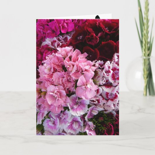 Bloeiende Bloemen Kaart (Voorkant)