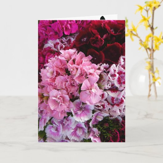 Bloeiende Bloemen Kaart (Gele Bloem)