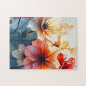 Bloeiende Bloemen Legpuzzel (Horizontaal)