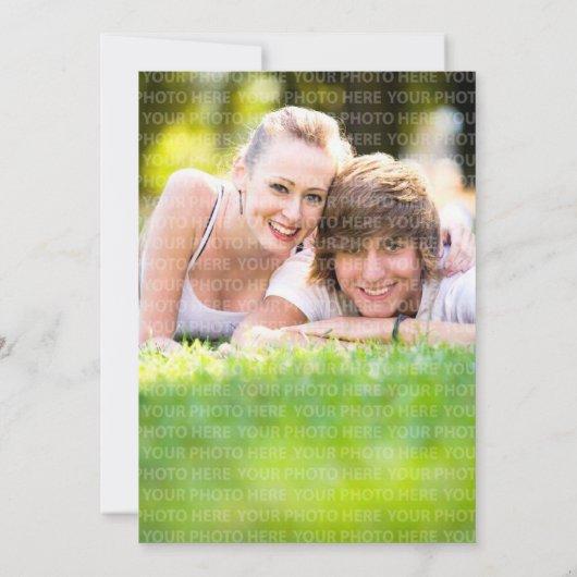 Bloeiende Bloemen Lijst Rustieke Foto Save the Dat Kaart (Achterkant)