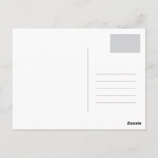 Bloeiende Bloemen Lijst Rustieke Tuin Bruiloft Briefkaart (Achterkant)