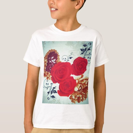 Bloeiende bloemen t-shirt (Voorkant)