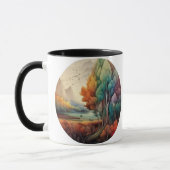 Bloeiende bloemen Tea Cup Mok (Links)