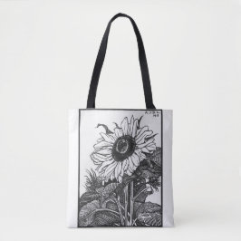 bloeiende bloemen tote bag