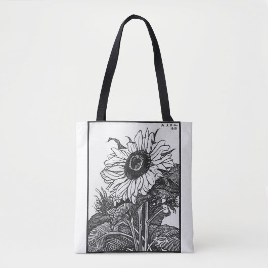 bloeiende bloemen tote bag (Voorkant)