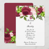  BLOEIENDE BLOEMEN VRIJGEZELLENFEEST KAART (Voorkant / Achterkant)