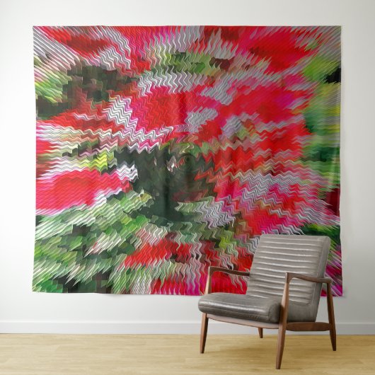 Bloeiende bloemen… wandkleed (In Situ (horizontaal))