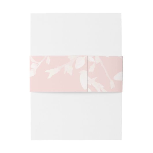 Bloeiende bloesem bloemenbruiloft uitnodigingen uitnodigingen wikkel (Achterkant Voorbeeld)