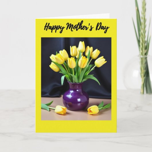 Bloeiende Bloesems Moederdagkaart Kaart (Voorkant)
